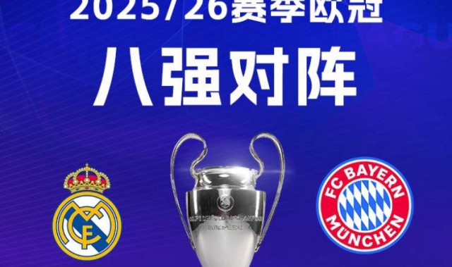 欧冠八强对阵解析：皇马迎战拜仁彰显欧洲德比，阿森纳好运连连引关注