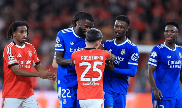 欧足联重拳出击！本菲卡因种族歧视领罚，维尼修斯案仍在风暴中心