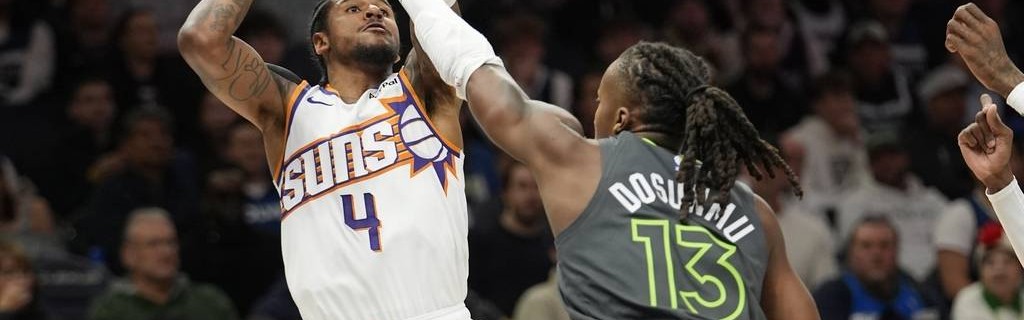 兰德尔32分布克空砍34分 森林狼胜太阳