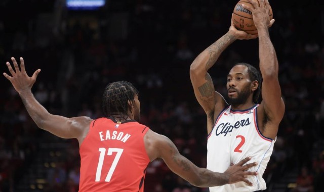 伦纳德27+12杜兰特空砍21+8+6 快船复仇火箭