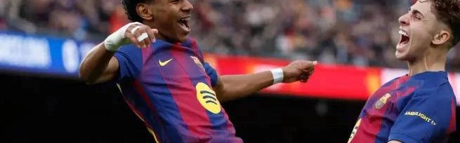 亚马尔首次帽子戏法惊艳西甲，单刀破门与绝美世界波双响连创多项纪录