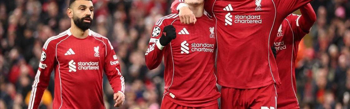 利物浦狂胜6-0，萨拉赫惊艳世界波，豪取三连胜顺利晋级淘汰赛